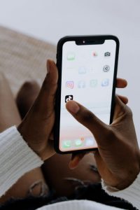 TikTok on mobile phone